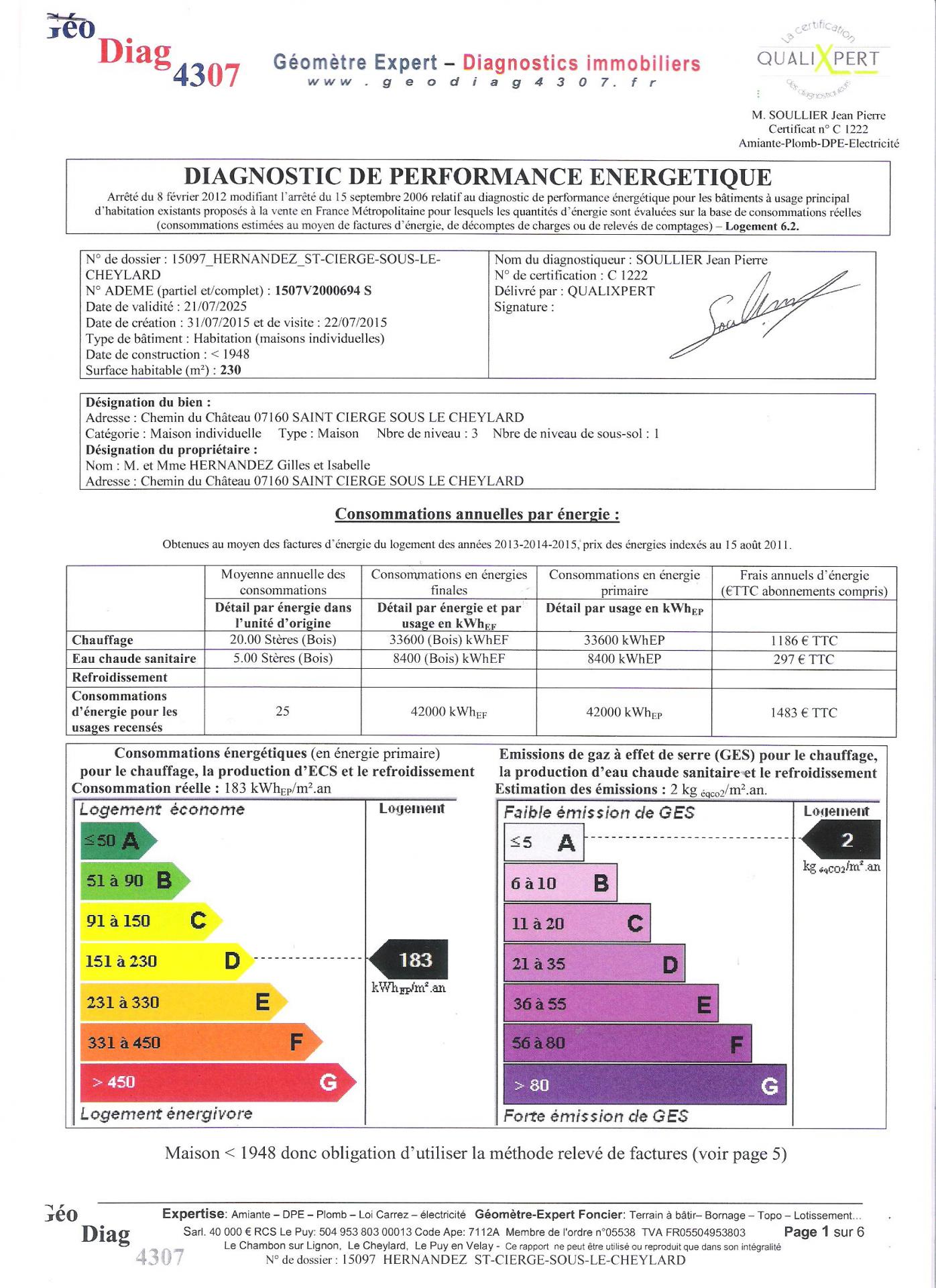 Diagnostic immo 001